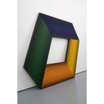 Monumental Richard Anuszkiewicz GRAND INNER YELLOW LIGHT Painting